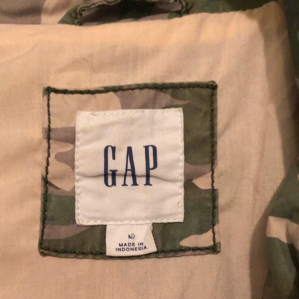 GAP camo lined jacket - Picture 3 of 5